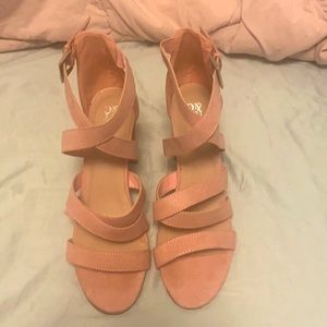 Sexy Pink Strapped Heels